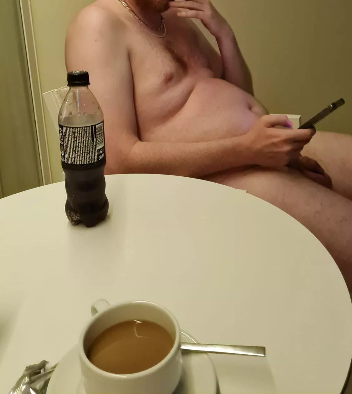 Relaxing at the end of the day on the hotel balcony.