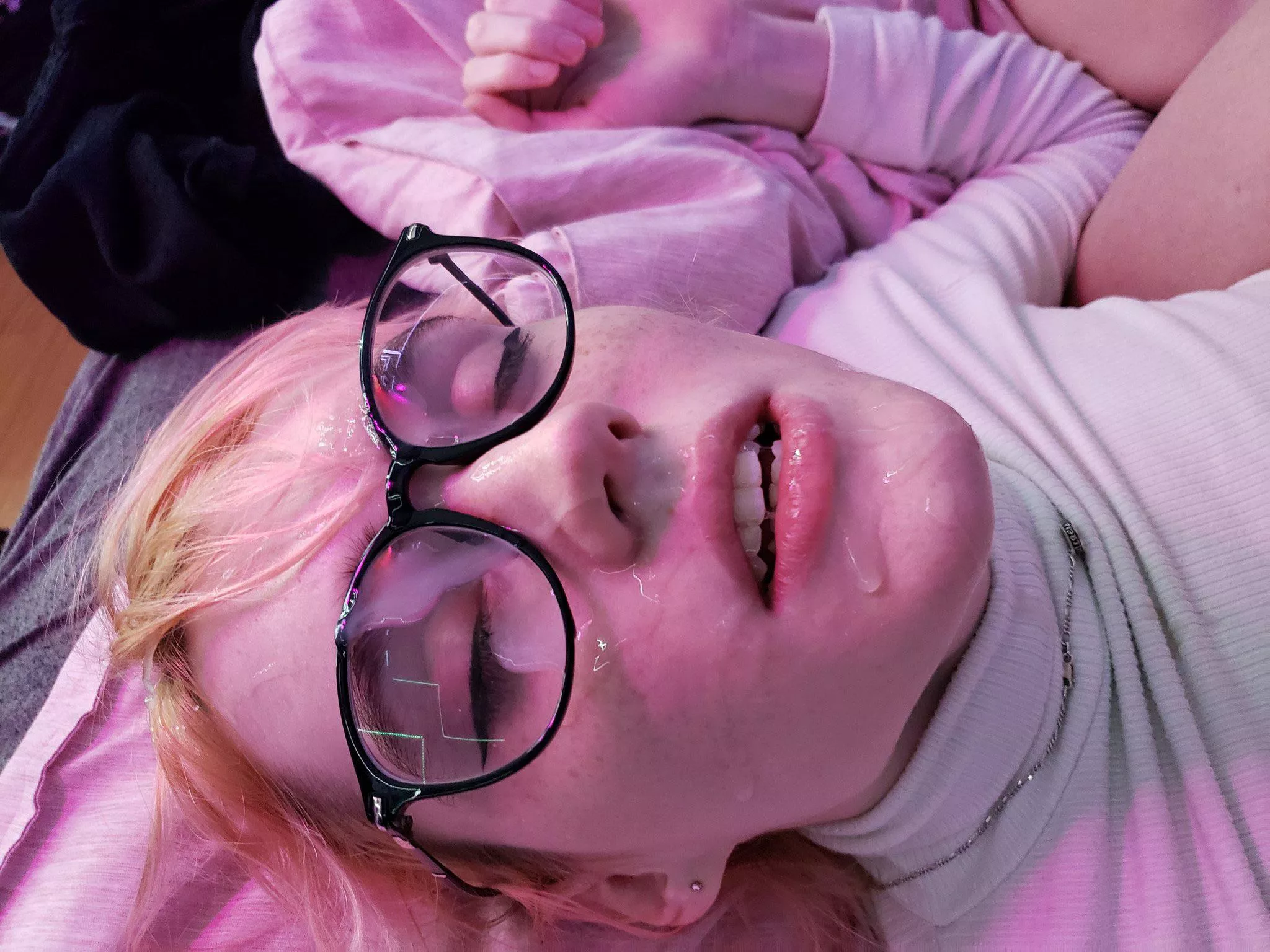 Relaxing while I get a facial 💅