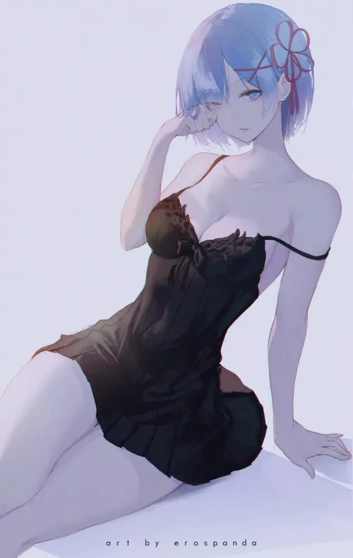 Rem in nightgown