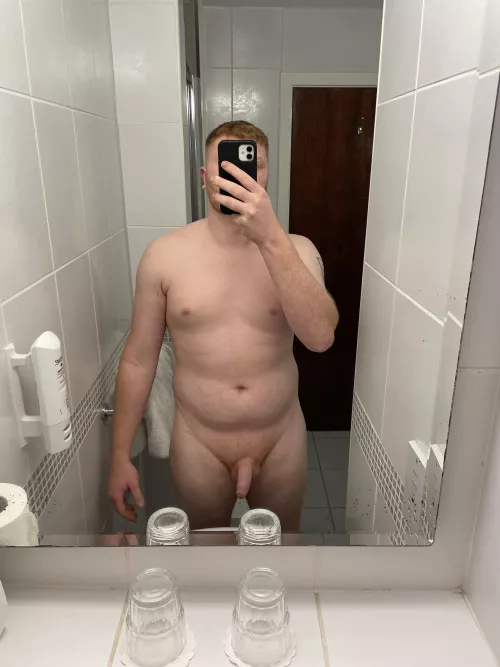 Right before a shower!!