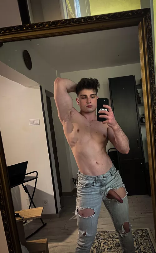 Ripped the hole bigger for easy access