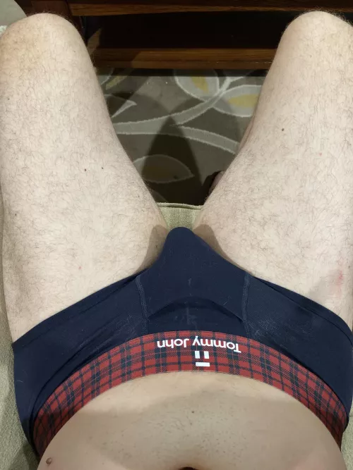 Rocking the only pair of briefs I own. (35)