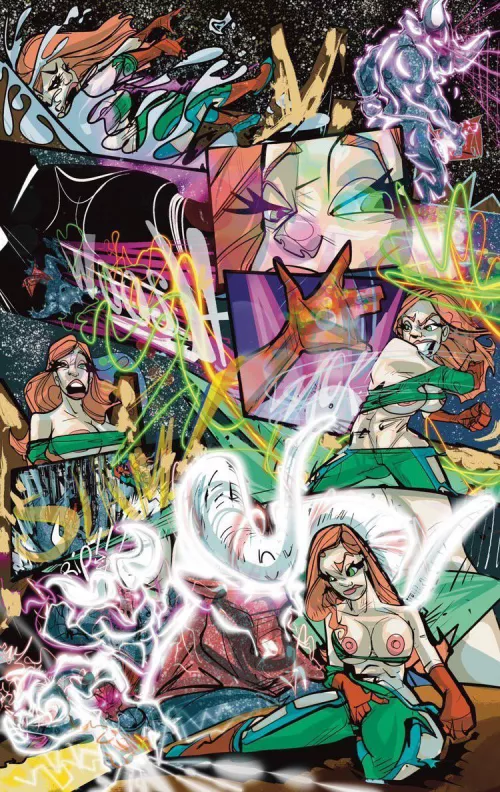 Roobix #1 - page from the erotic space opera