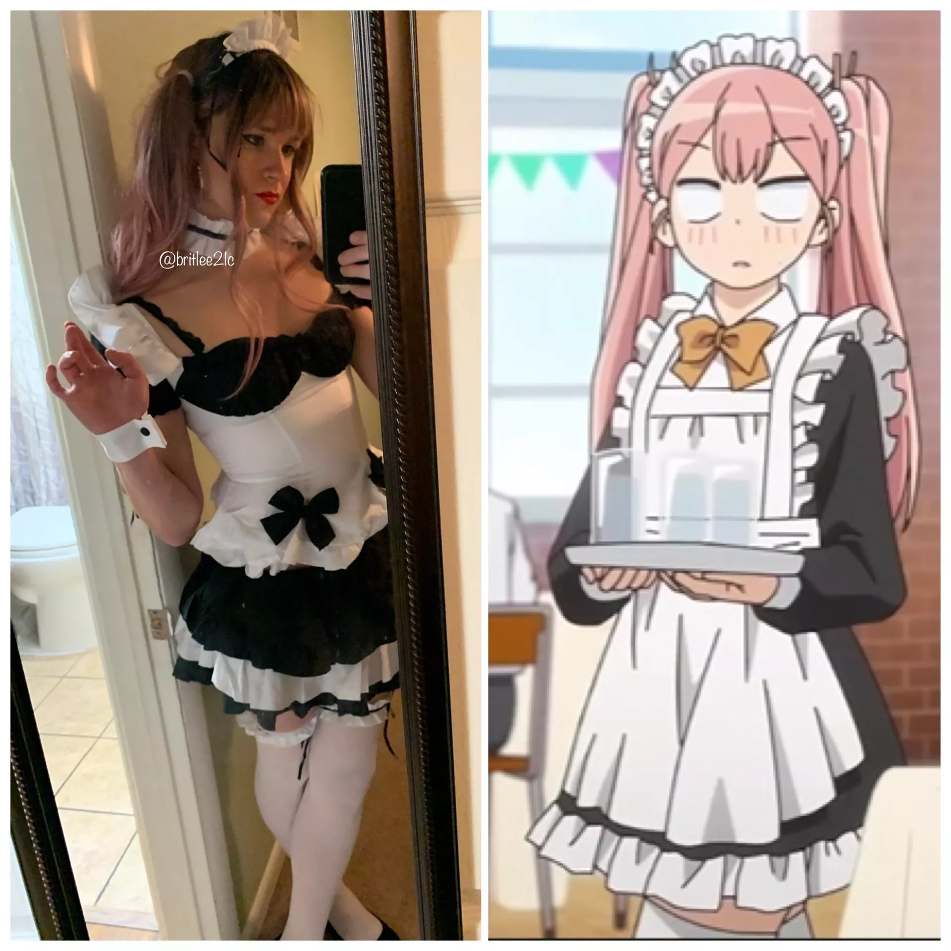 R/traps won’t let me post because I lack karma 🥲 I’ll spread my Tadano Maid cosplay here then.