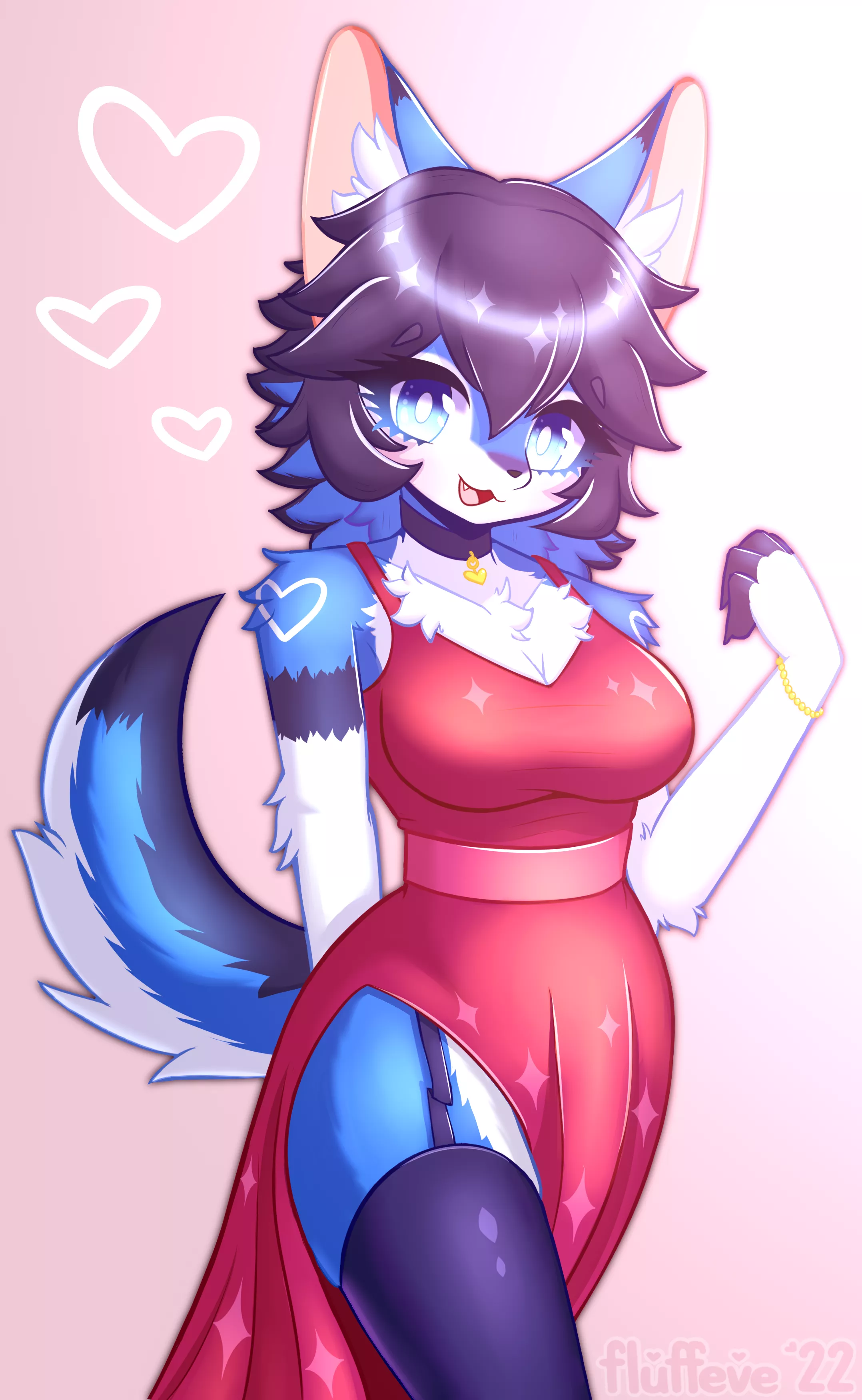 Saki 💙 (Art by me: @fluffeve on Twitter)