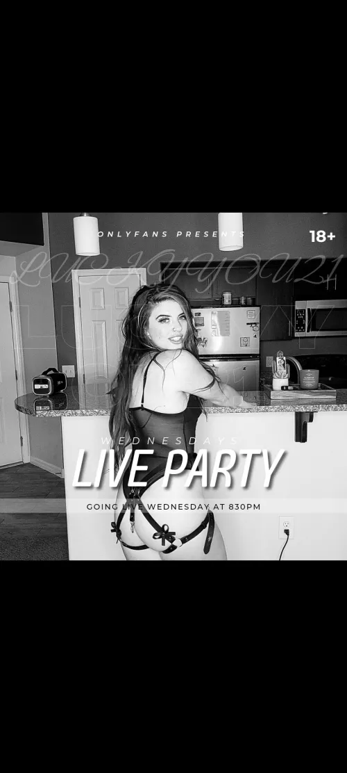 🖤SALE $3.00🖤 Cum Watch Me go live on Wednesday Nights at 8:30pm PST.