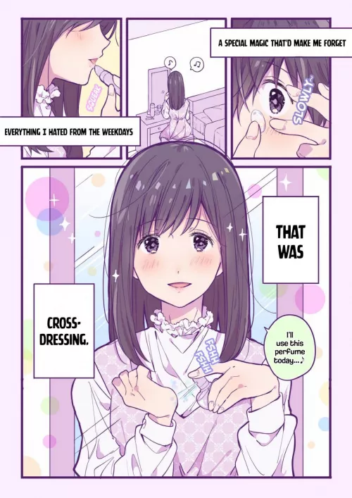 Sauce: A first-year high school boy whose hobby is cross-dressing