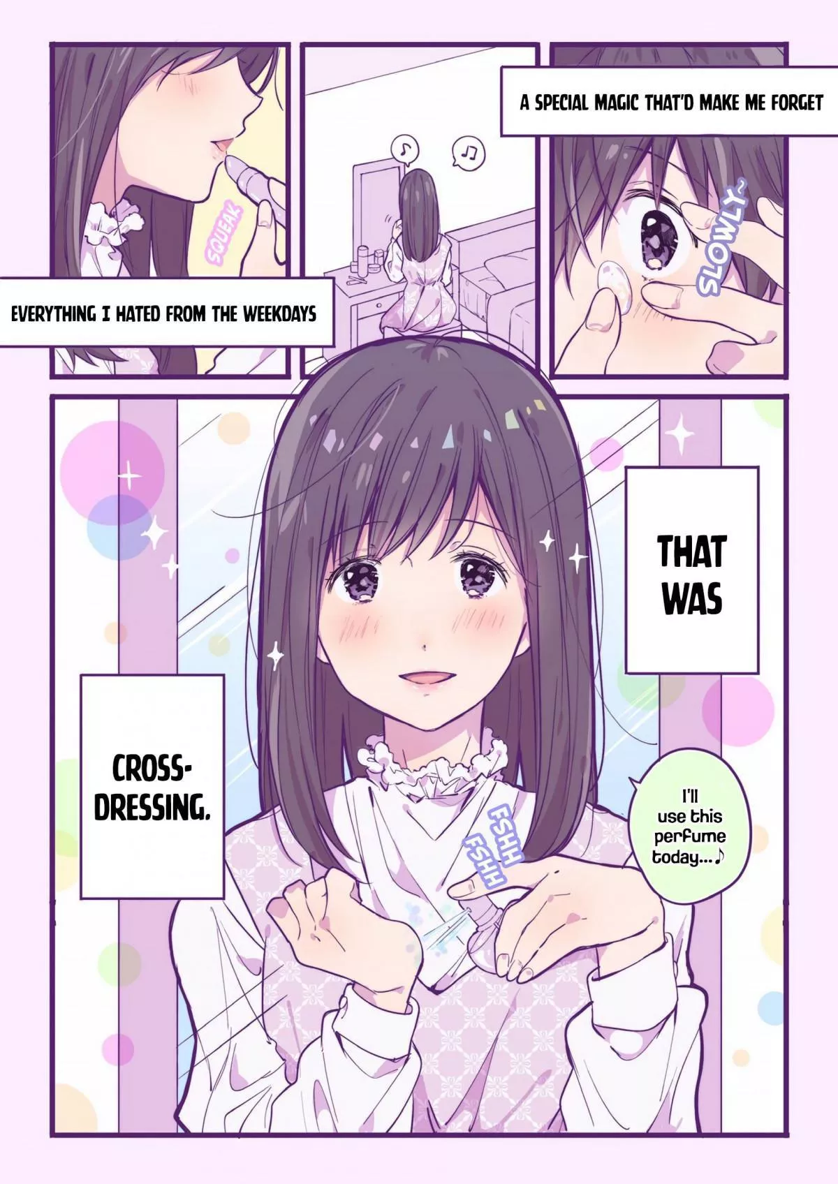 Sauce: A first-year high school boy whose hobby is cross-dressing