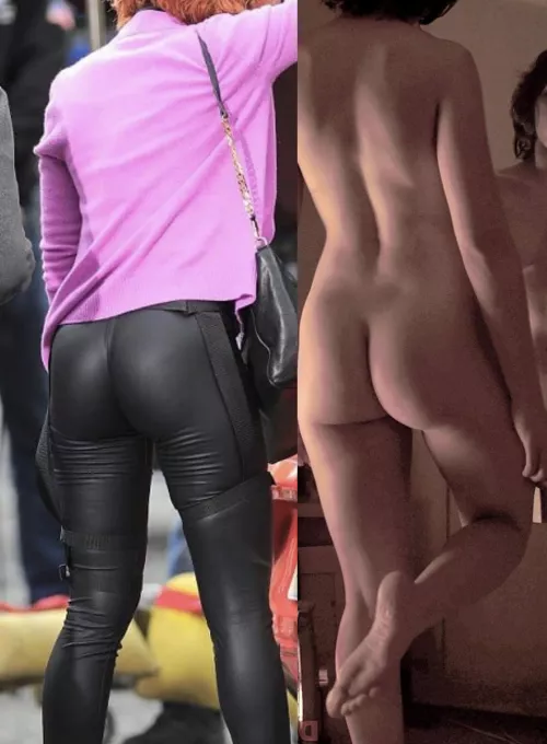 Scarlett Johansson Butt On/Off