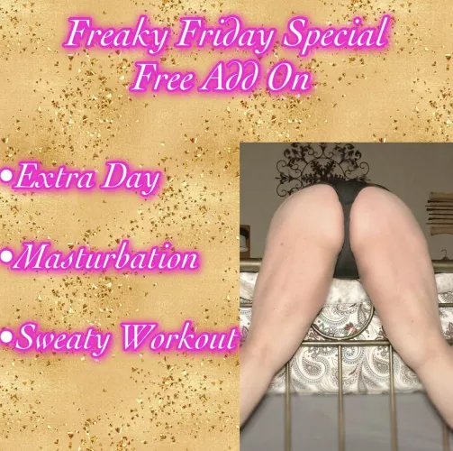 [selling] A little special for all my freaky fuckers! Book today and receive a free add on. BettyAnders on Telegram & KIK