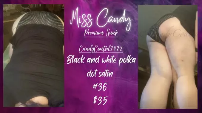 🍭 [selling] black and white polka dots today!