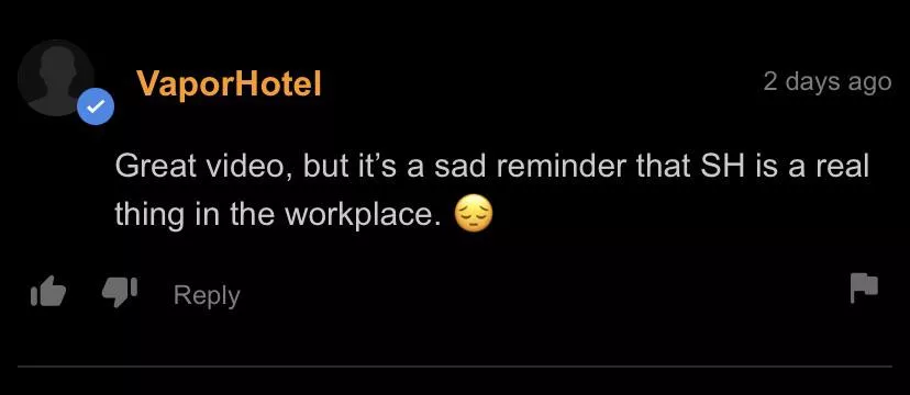 sexual harassment isn’t ok guys