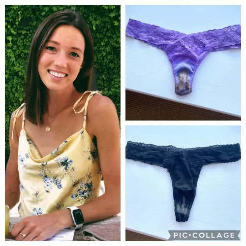 Sexy girl, dirty panties 😋