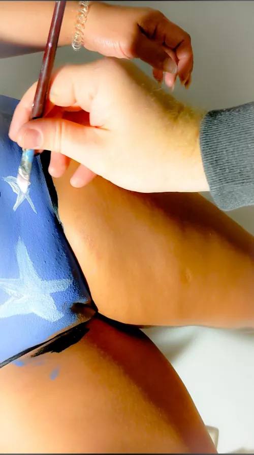 Shaved is easier to paint