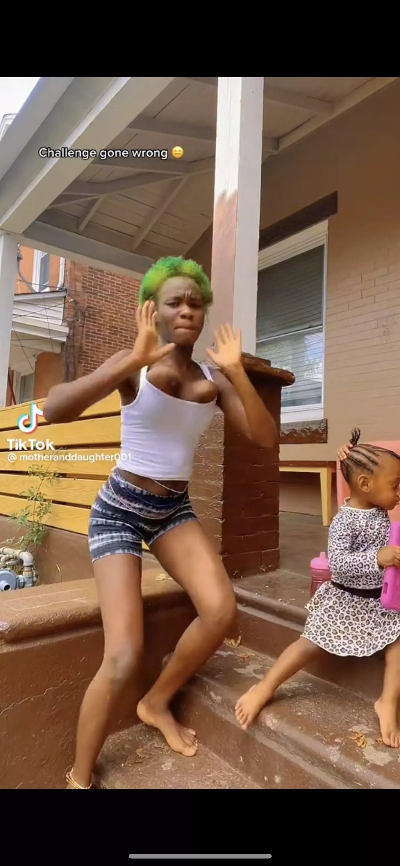 She doesn’t notice the slip somehow