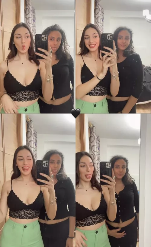 She is completely aware of it 😂😅