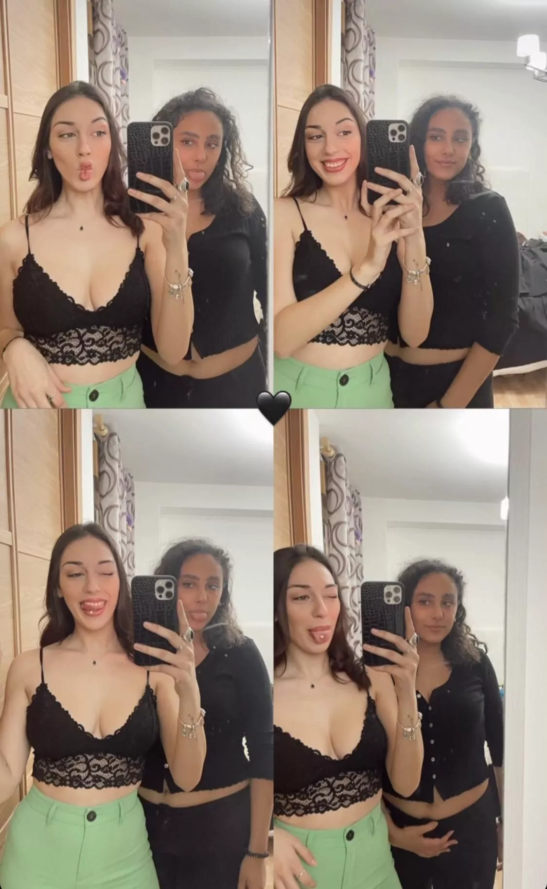 She is completely aware of it 😂😅