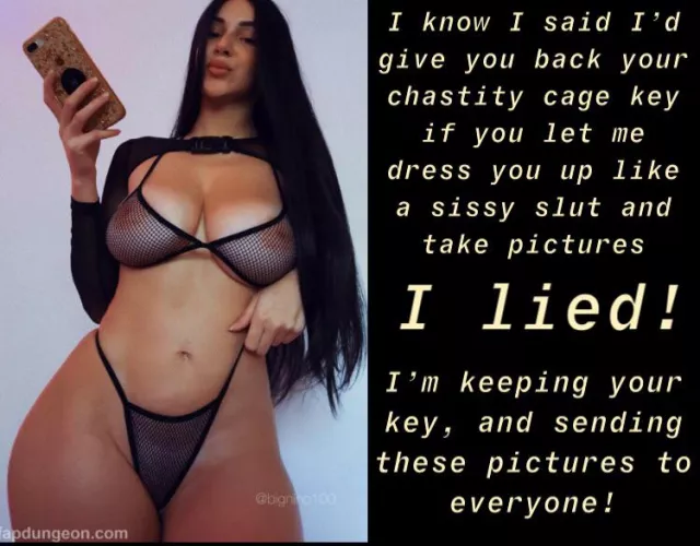 She keeps the key, everyone gets the pictures