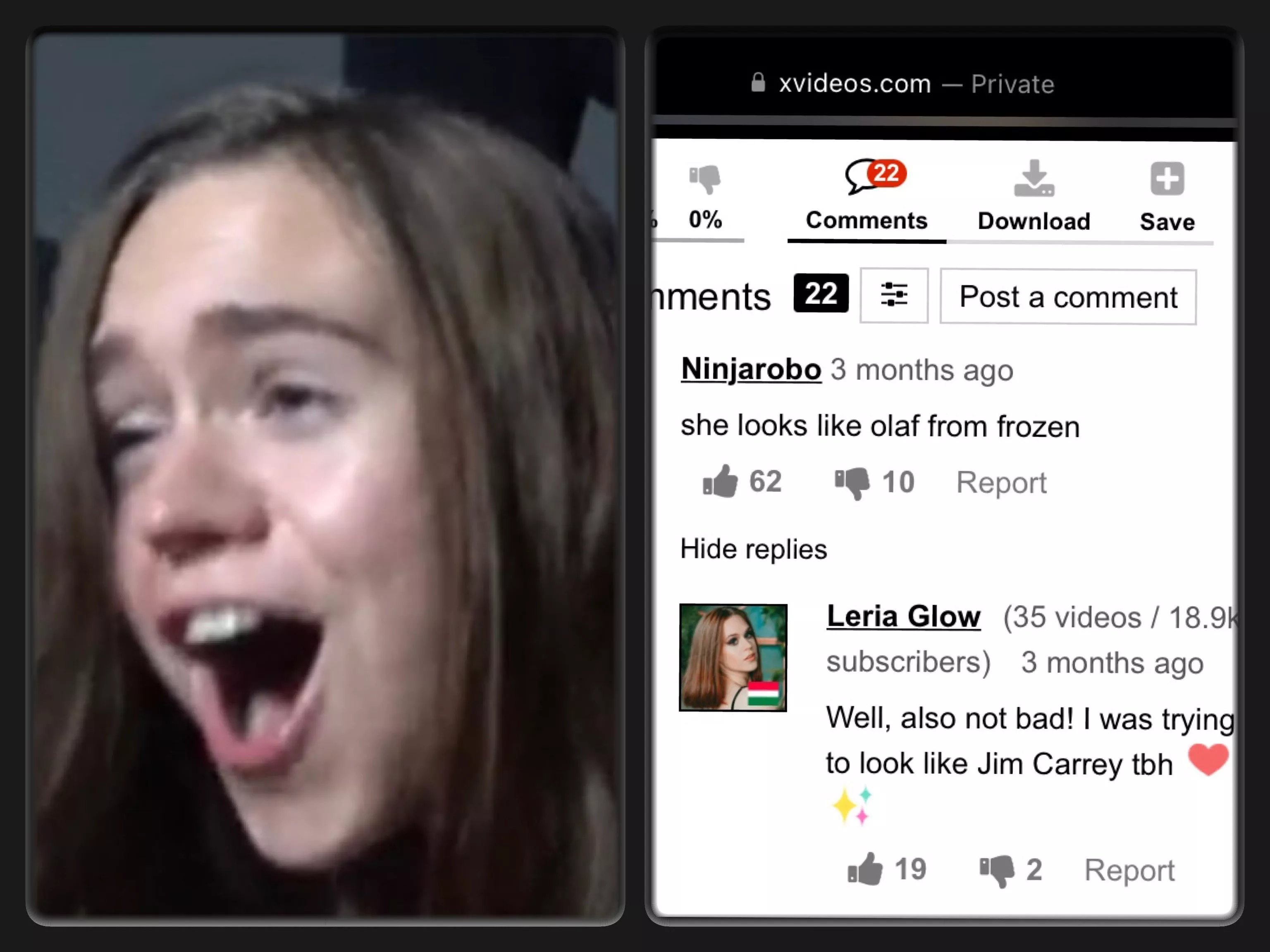 She likes warm hugs…and loads