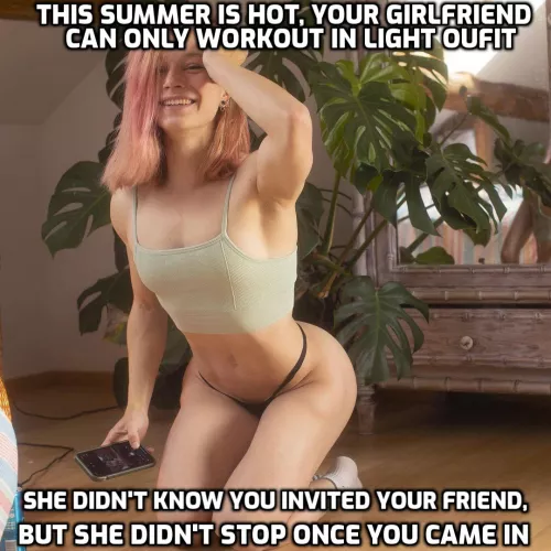 She said it was too hot, she couldn't do otherwise