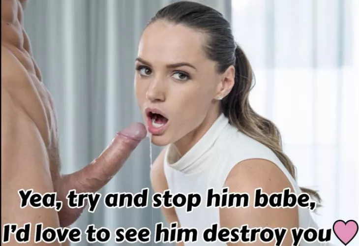 She won’t stop him