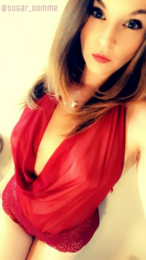 ❤ sheer red lingerie ❤