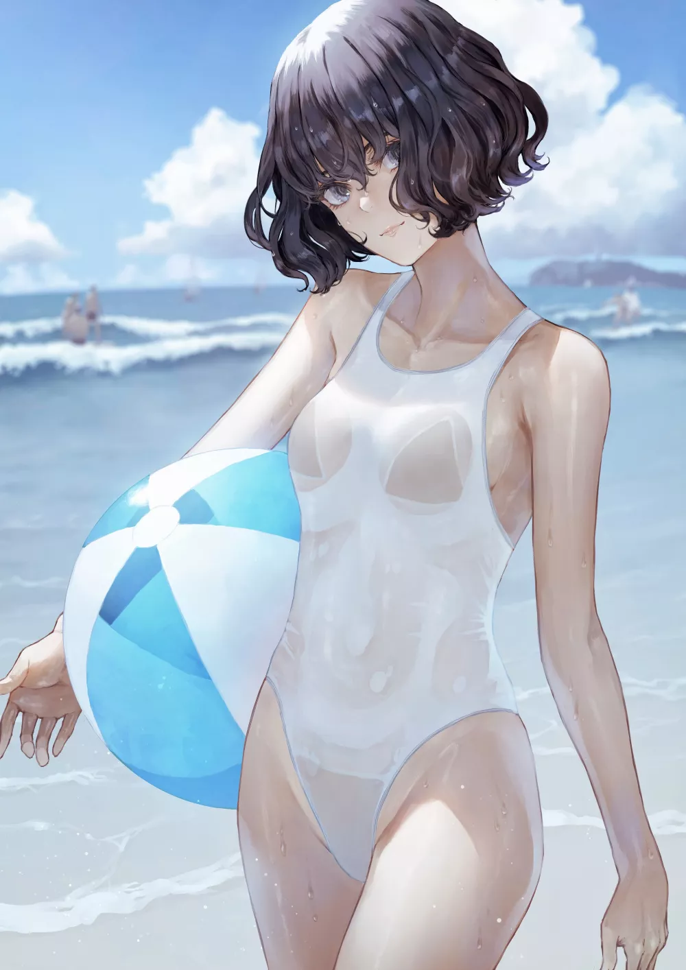 Sheer Swimsuit Swimmer (Kaoming) [Original]
