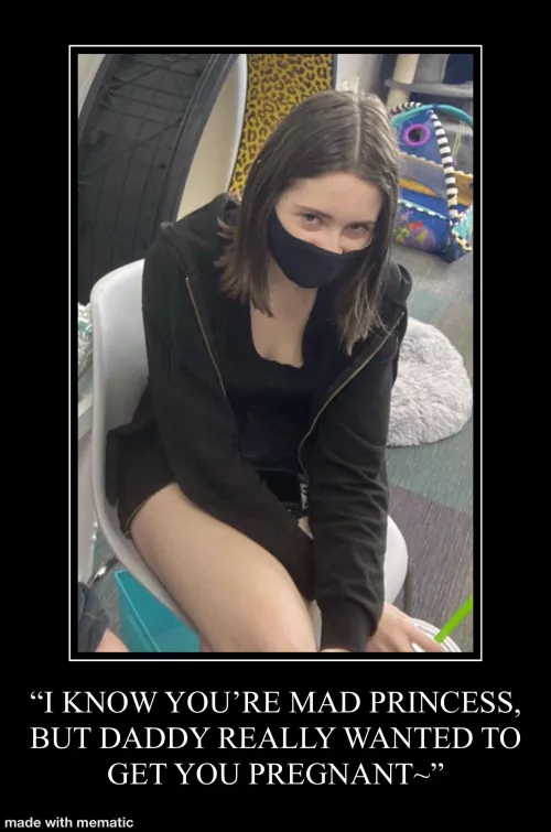 She’ll get over it, at least after the birth (F/D)