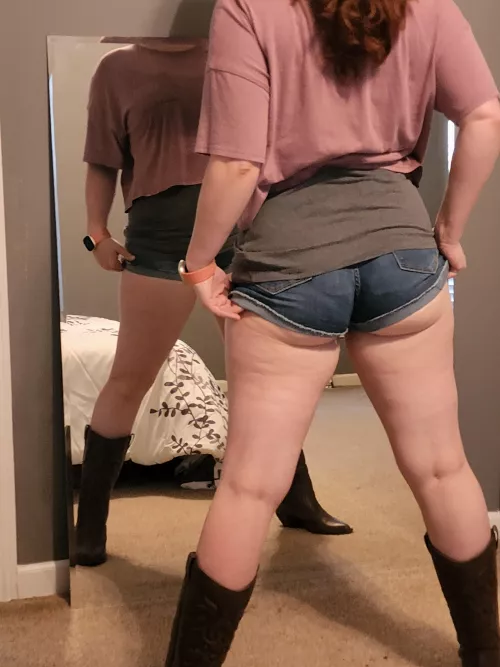 she'll leave the boots on..