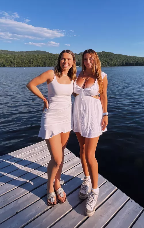 She's looking pretty smug about them