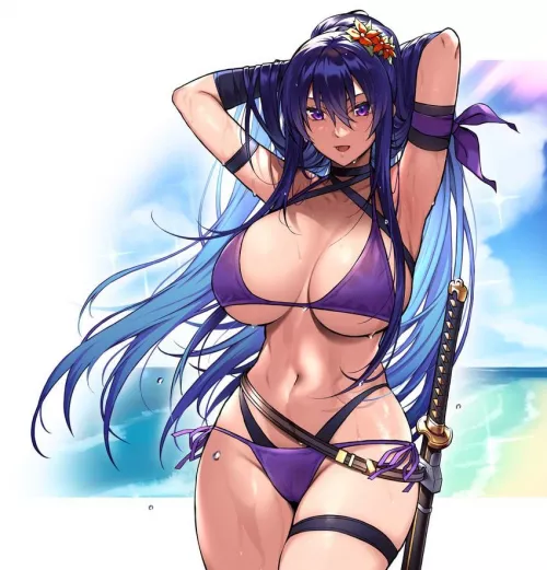 She’s one hot samurai mommy.