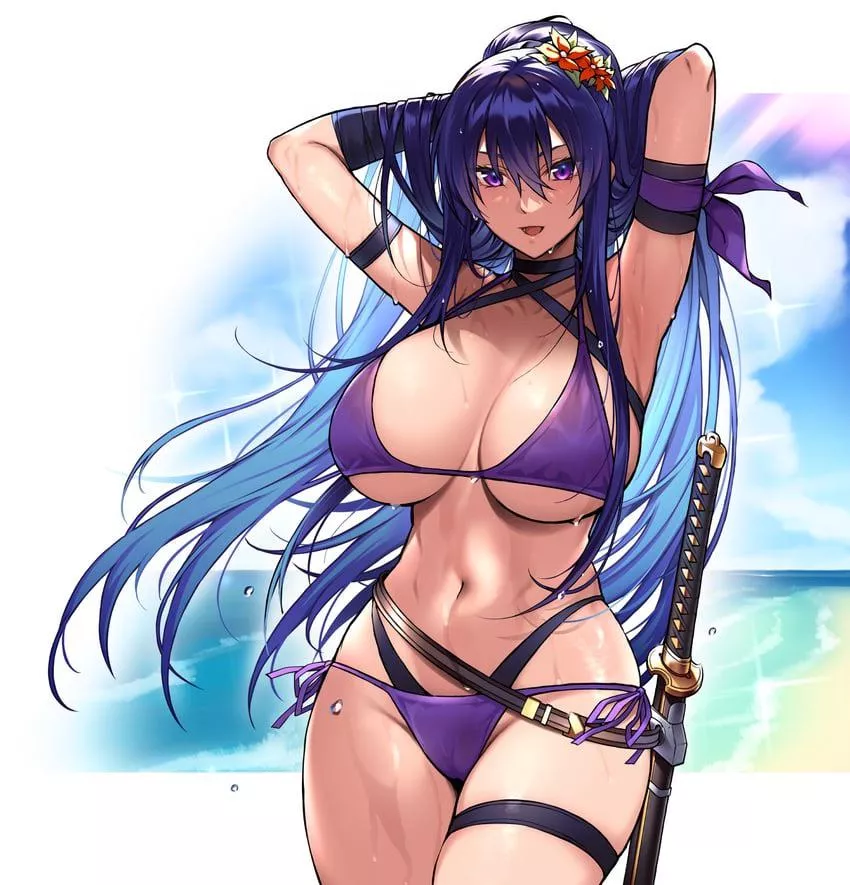 She’s one hot samurai mommy.