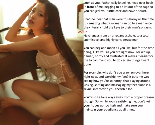 She's thoroughly entertained by your desperation