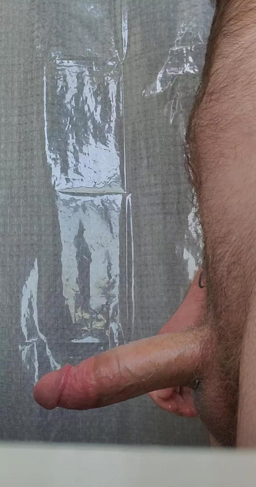 Shiny with precum even though this was seconds after cumming 💦