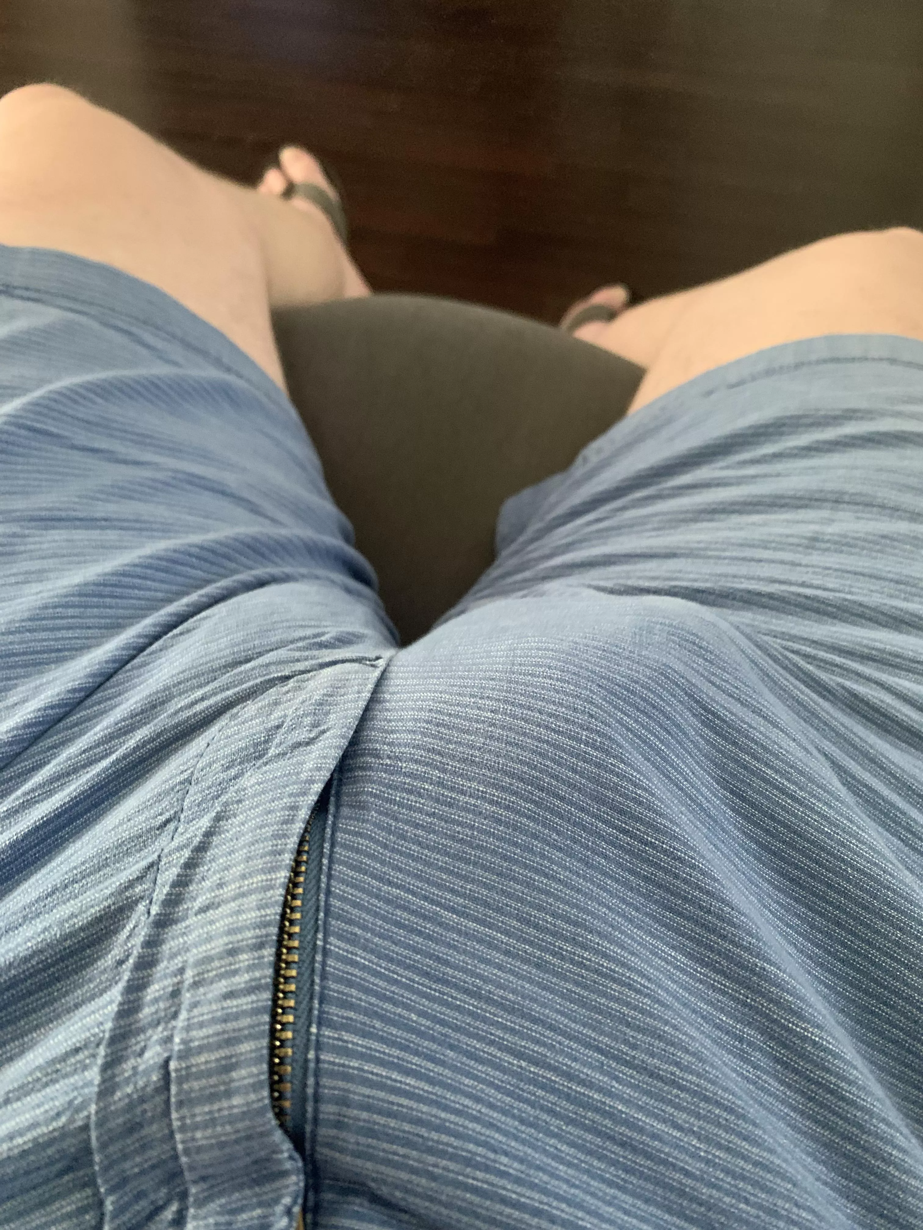 Shorts don’t hide much…