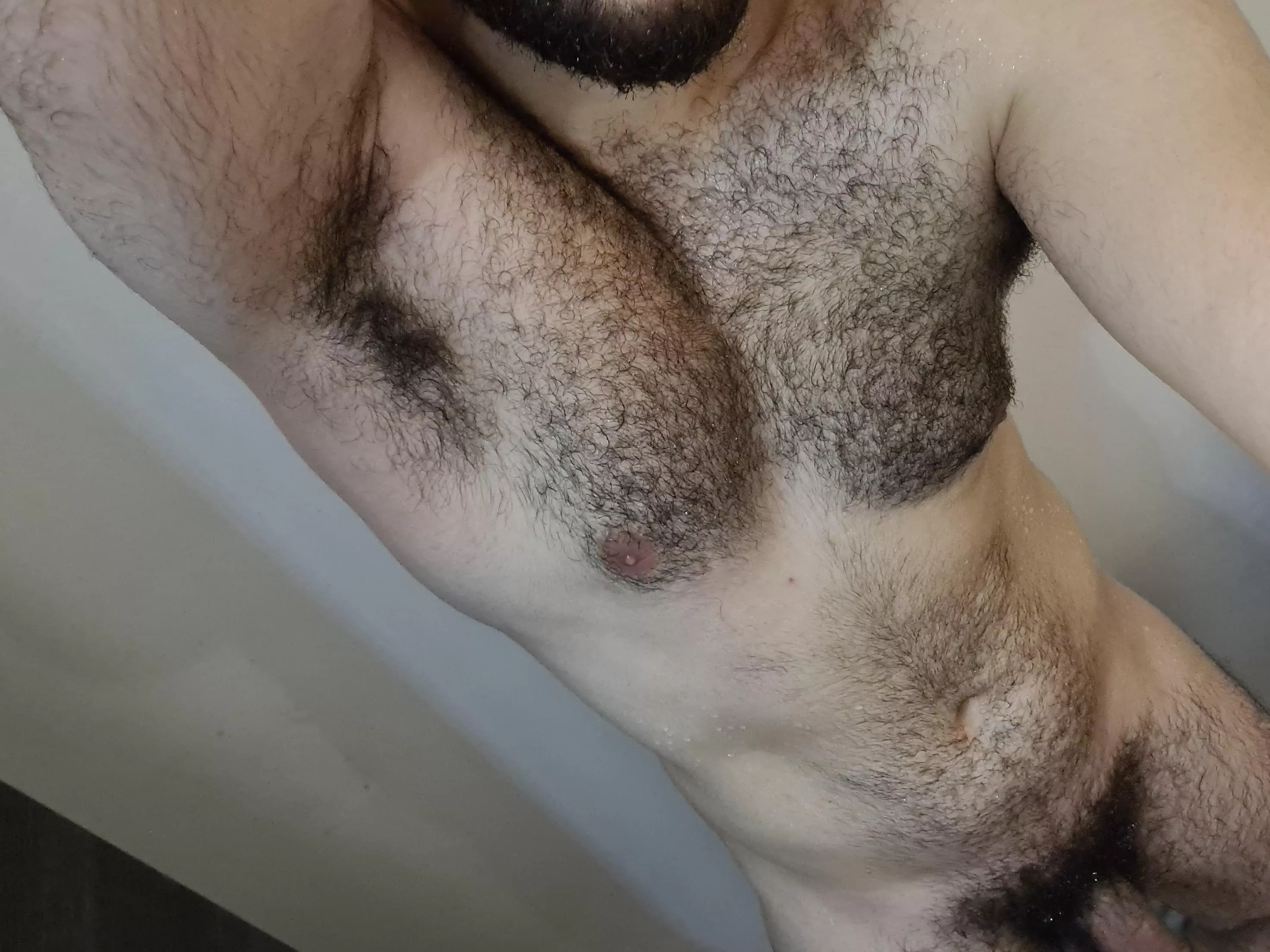 shower after a good workout