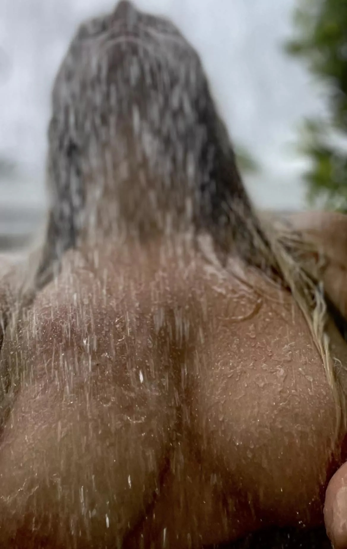 Showering outside [F]