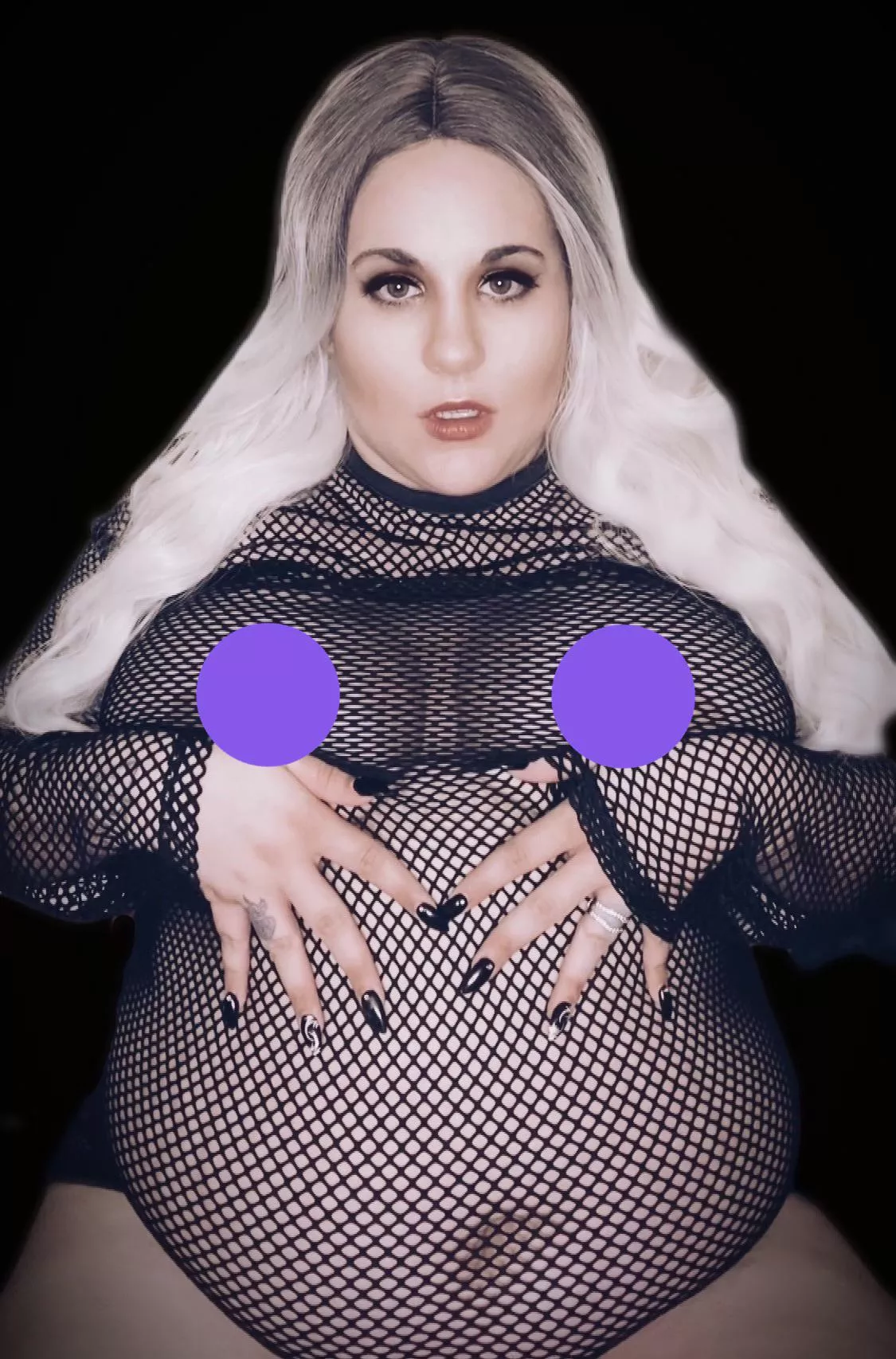 Showing off the belly