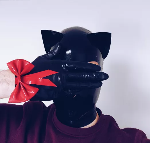 sick as a dog, so I had to mask up!