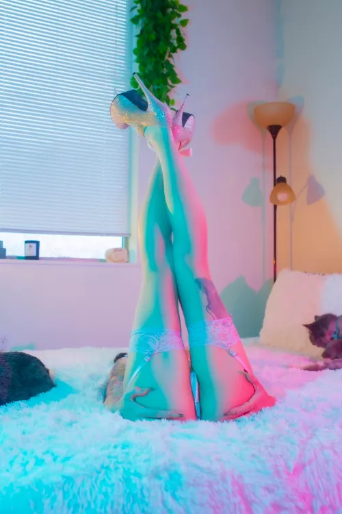 Since everyone was so nice yesterday, I decided to give ya the other angle ;) What do you think? I can hold this position too! 😂😘