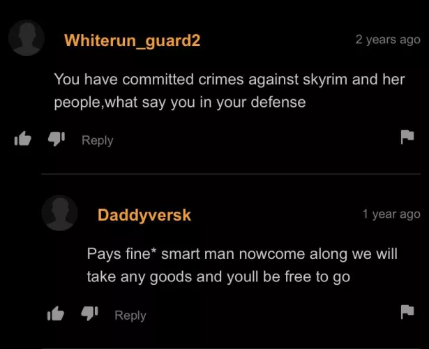 Skyrim on the hub 😳