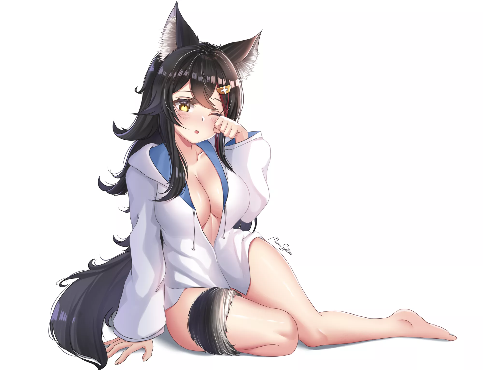 Sleepy Mio by maru.selinn [Hololive]