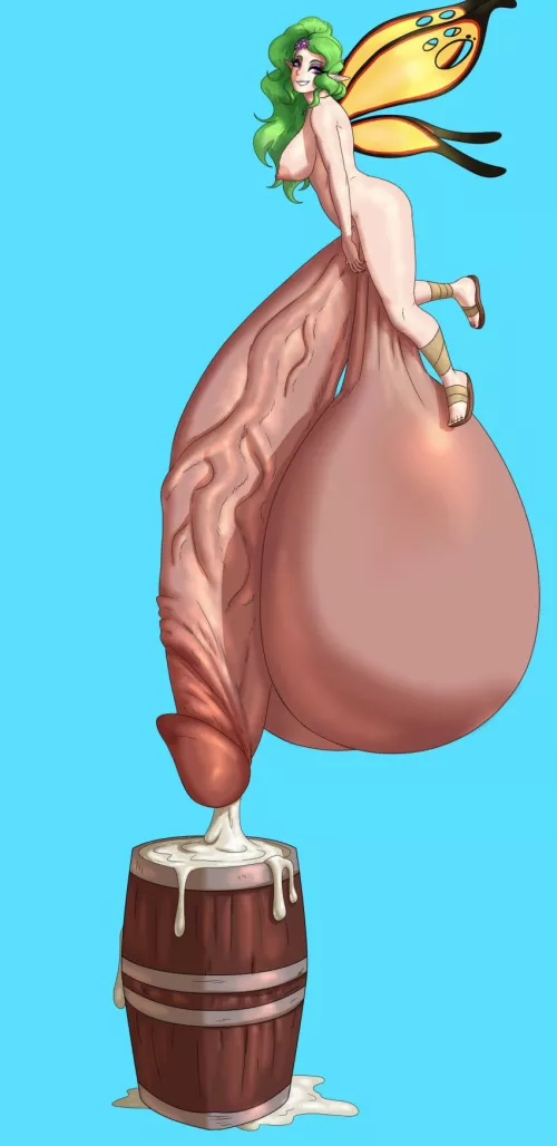 Small fairy big cock