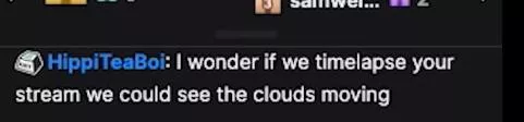 Smartest twitch chat user.