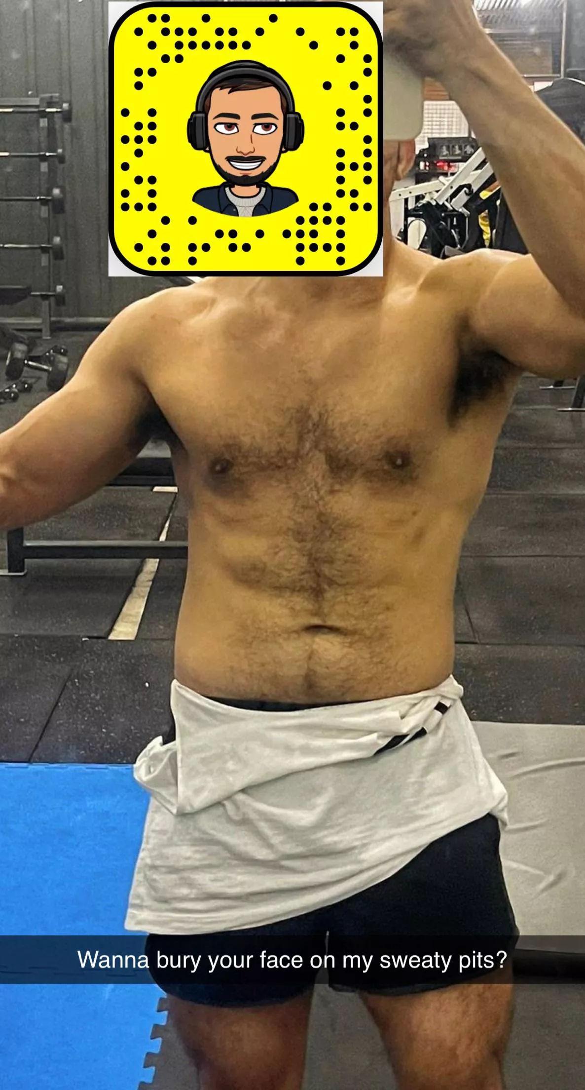 Sniff my sweaty pits and worship! You may also buy my sweaty underwear filled with my sweat and precum. I assure you the musk is really strong! Snapchat or DM me now!
