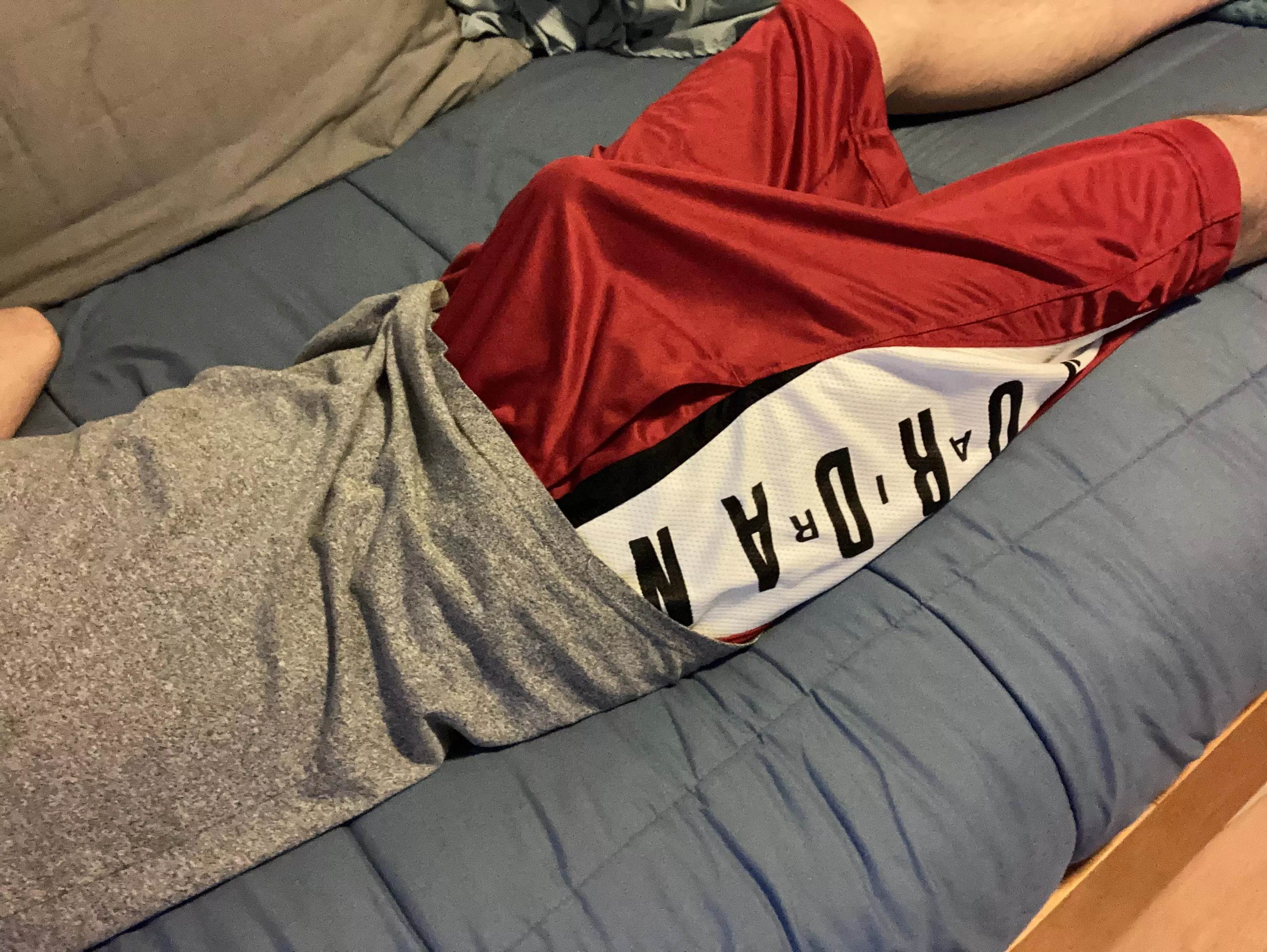 So apparently these shorts don’t hide much…