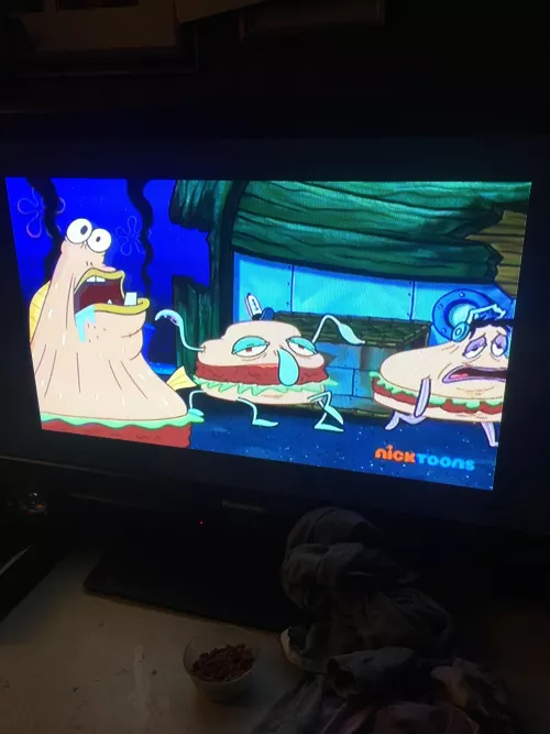 So I was watching sponge bob and it made it clear how I got this fetish in the first place, being from cartoons in general