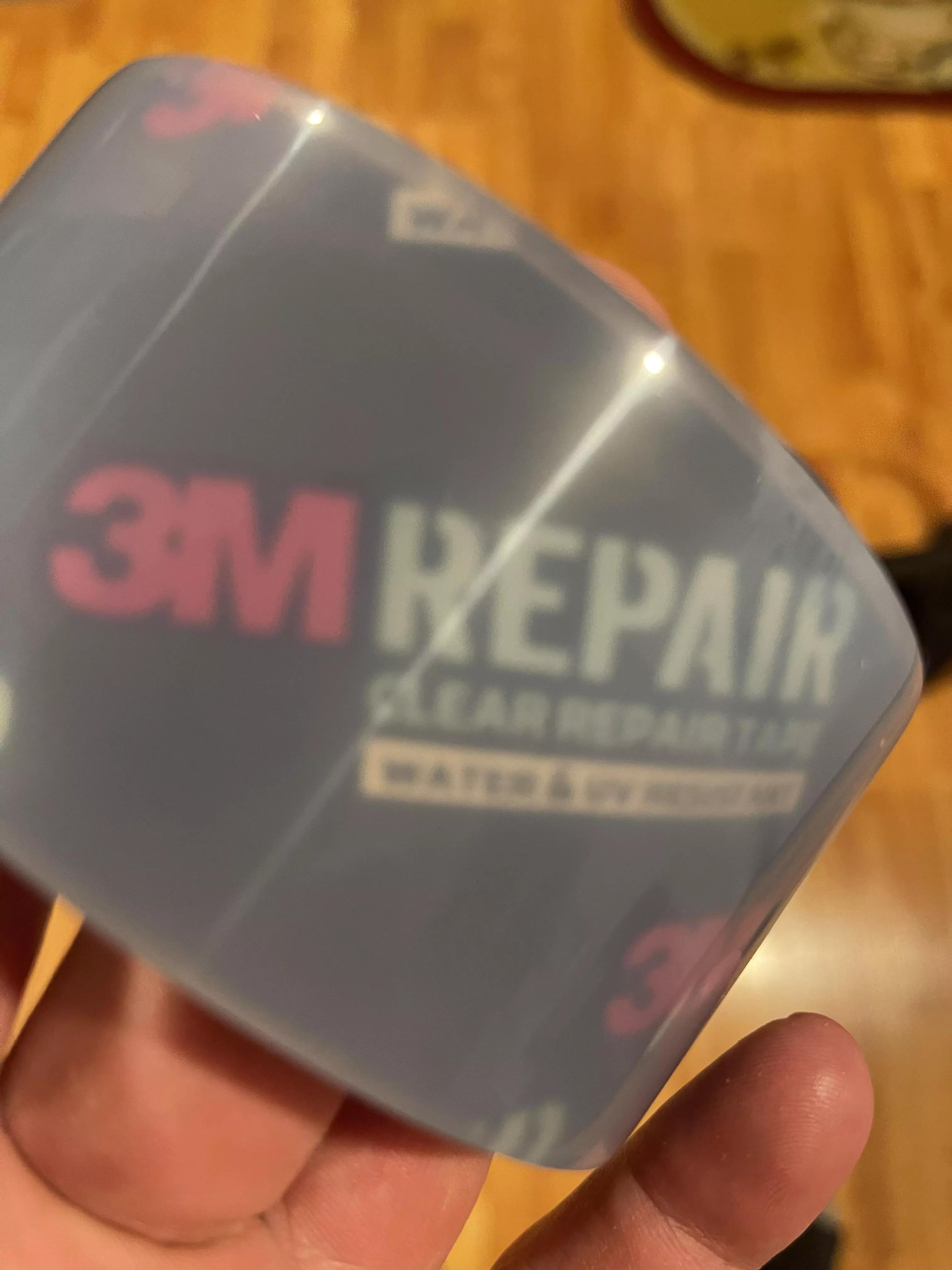 So if you get a rip or hole this stuff works good if you don’t like colored tape!