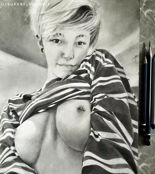 Some wonderful art a fan drew of me🤍