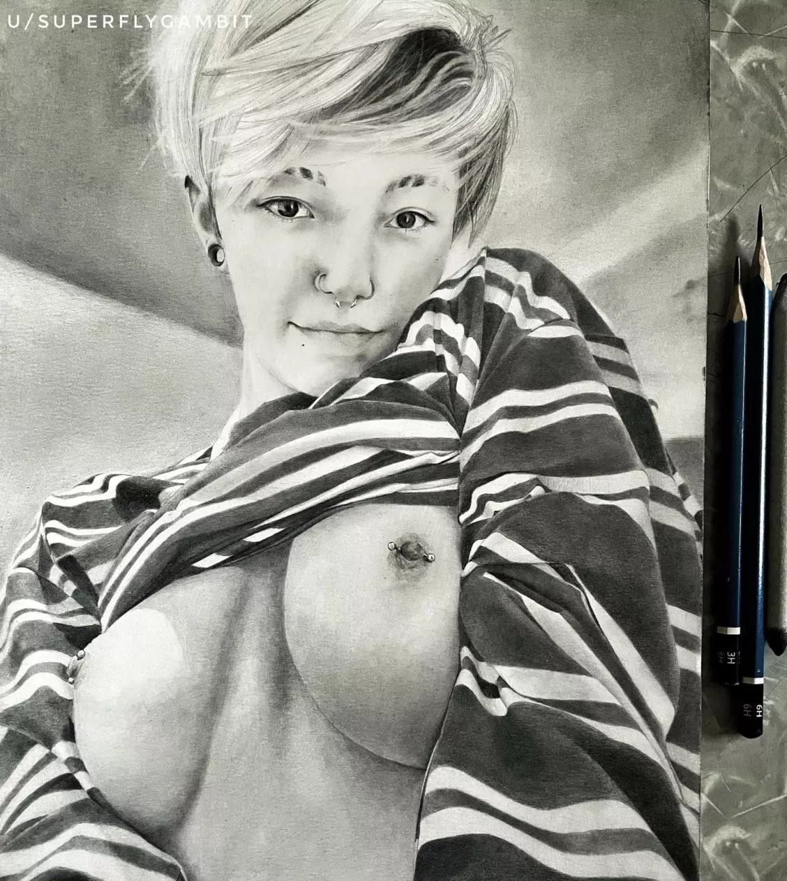 Some wonderful art a fan drew of me🤍